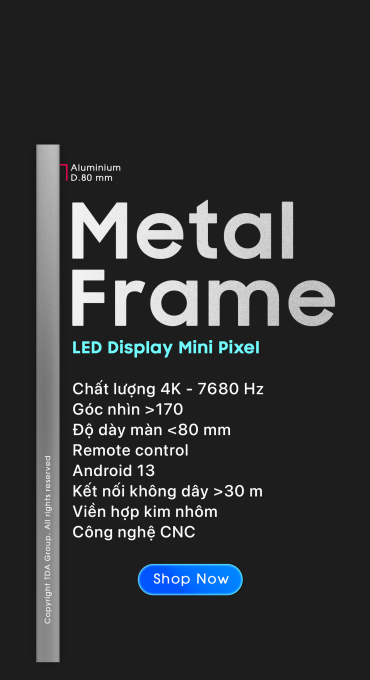 KHUNG LED KIM LOẠI