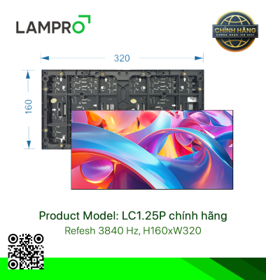 Module Led Lampro P1.25 Indoor 3840hz - LC1.25P indoor